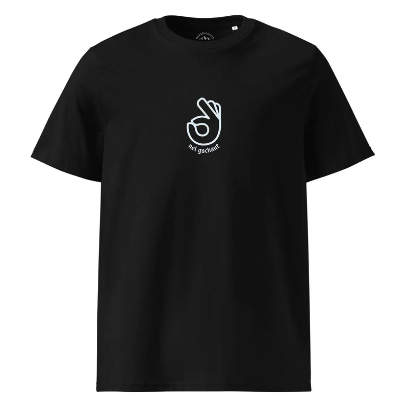 Herren T-Shirt "Nei gschaut" - bayerisches Mundart Gwand