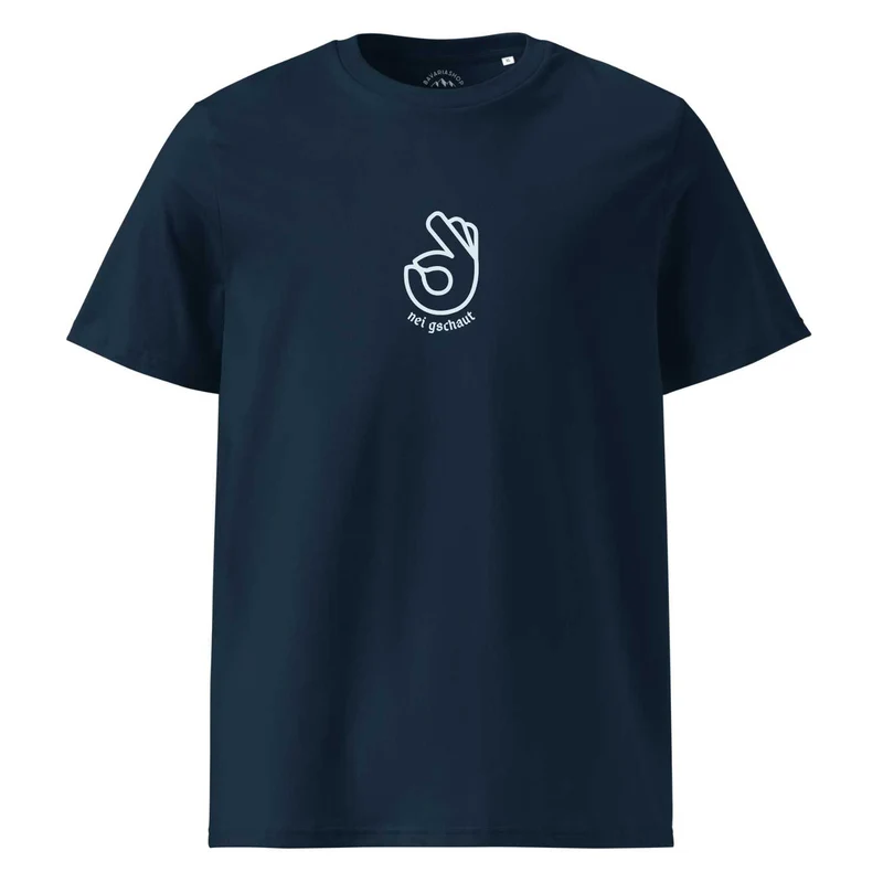 Herren T-Shirt "Nei gschaut" - bayerisches Mundart Gwand