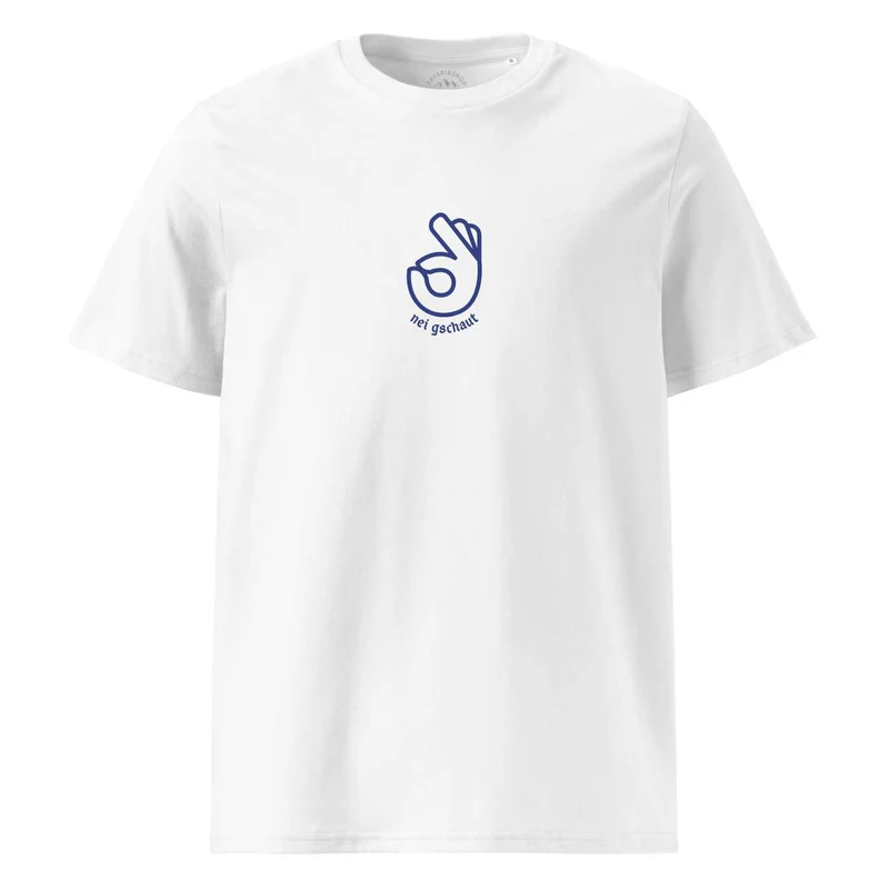 Herren T-Shirt "Nei gschaut" - bayerisches Mundart Gwand