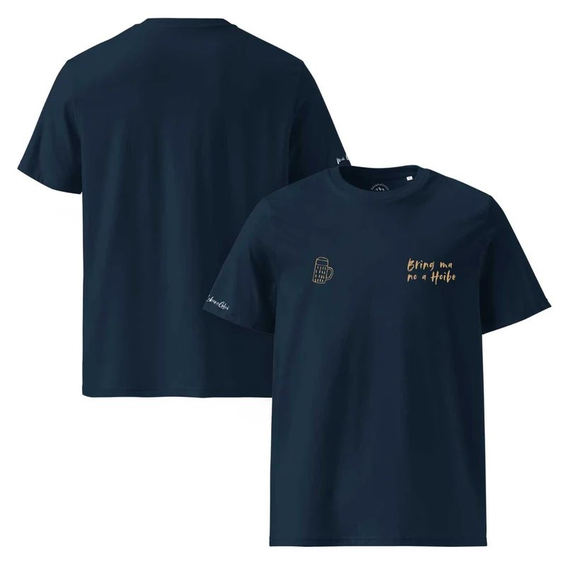 Herren T-Shirt "Bring ma no a Hoibe"