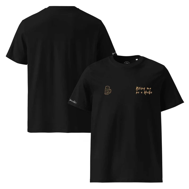 Herren T-Shirt "Bring ma no a Hoibe"