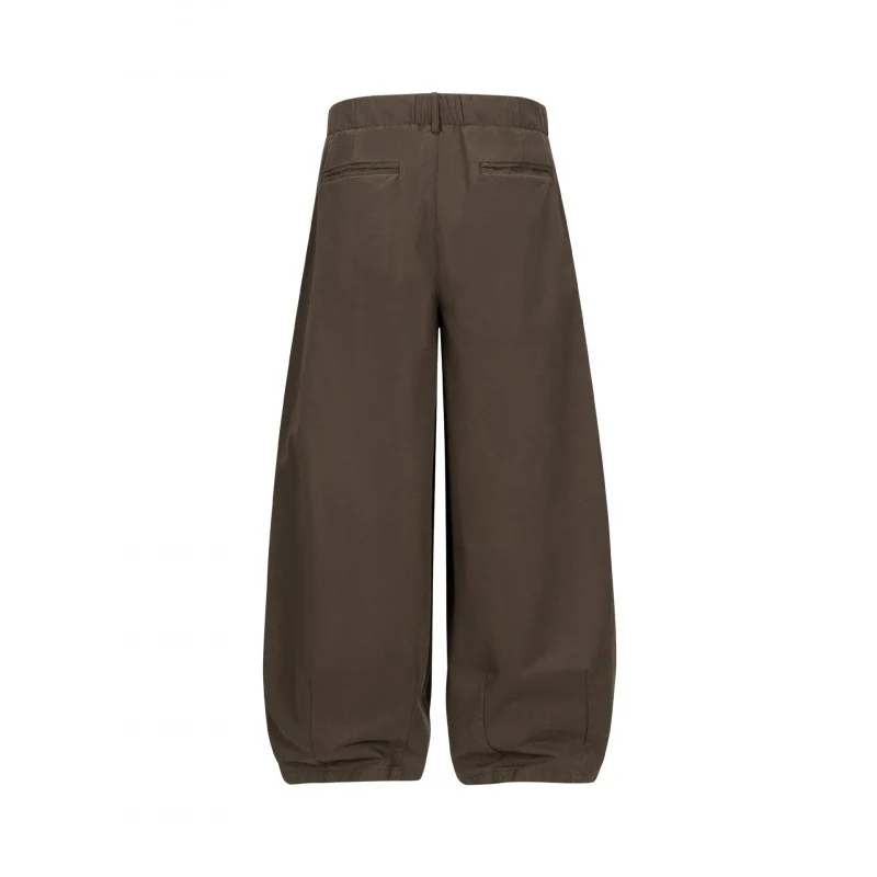 Damen Weite High‑Waist Bundfaltenhose mit ballonförmiger Silhouette Nord Taschen