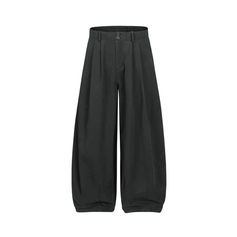 Damen Weite High‑Waist Bundfaltenhose mit ballonförmiger Silhouette Nord Taschen