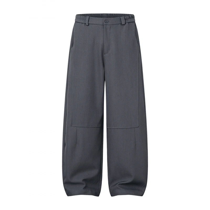 Damen Weite Culotte-Hose mit Kniepatches, elastischem Rückbund und aufgesetzten Taschen Nord Taschen