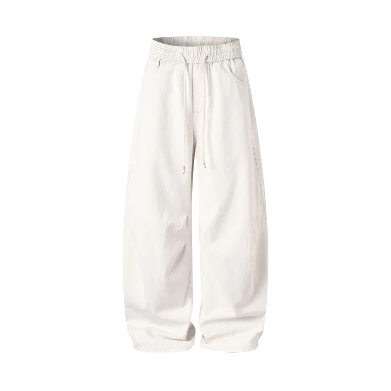 [Damen] Weite Culotte‑Hose mit hohem Elastikbund, Tunnelzug und Eingrifftaschen Nord Taschen