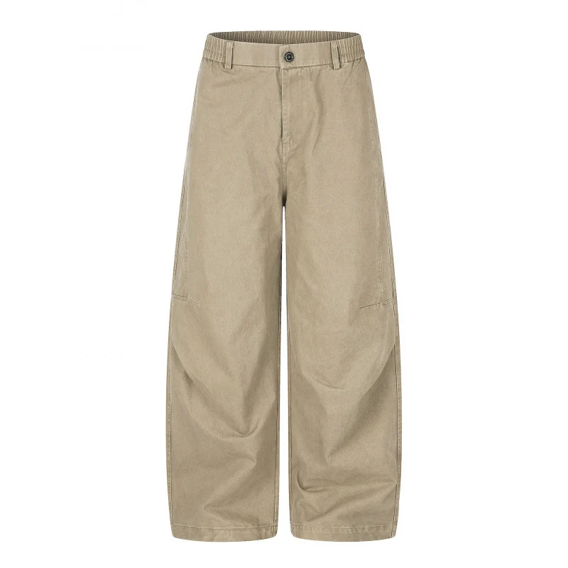 Damen Weite Culotte-Hose mit hohem Bund, elastischem Einsatz und Utility‑Nähten Nord Taschen