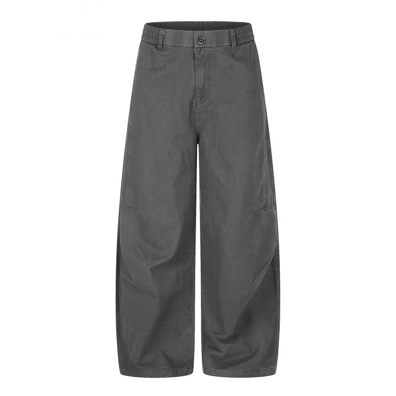 Damen Weite Culotte-Hose mit hohem Bund, elastischem Einsatz und Utility‑Nähten Nord Taschen