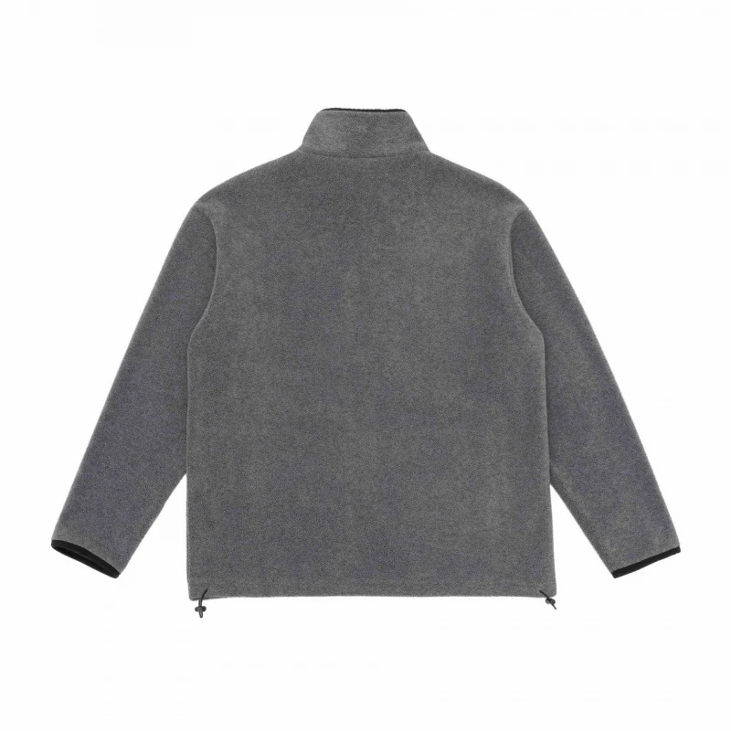 Herren Fleecejacke mit Stehkragen, windabweisendem Microfleece und Kordelzugsaum Nord Taschen