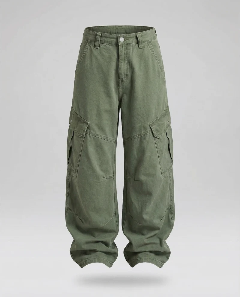 Damen Cargo Hose Weit - Arvani