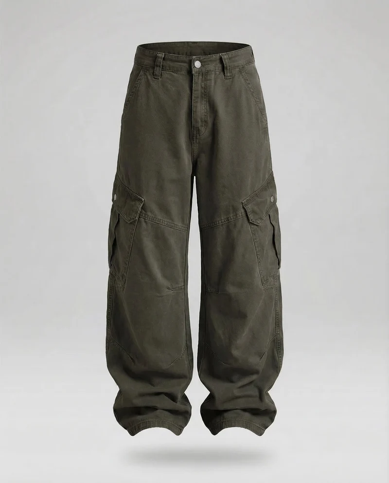 Damen Cargo Hose Weit - Arvani