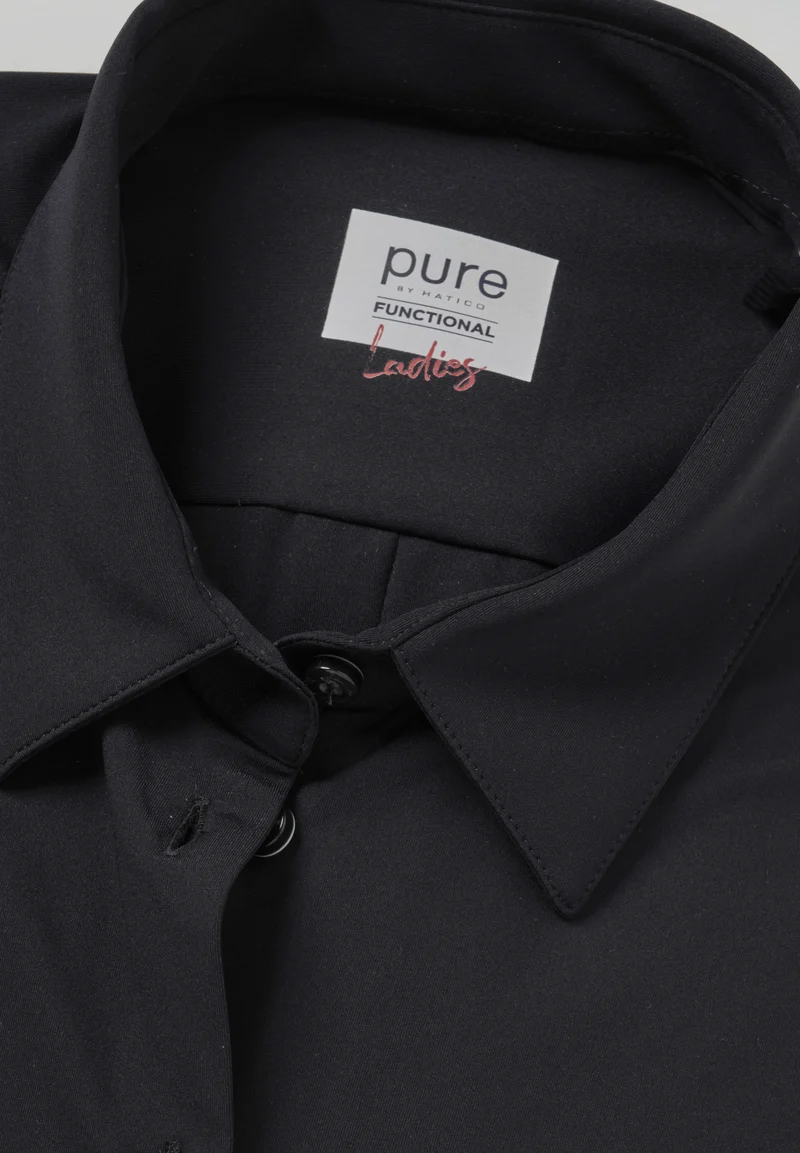 3387-91901 - Functional Oversize Bluse - schwarz