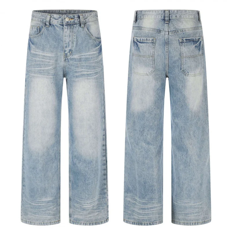 Damen Kurz geschnittene High‑Waist Culotte-Jeans mit weitem Bein, Retro‑Wash und softer Denimqualität Nord Taschen