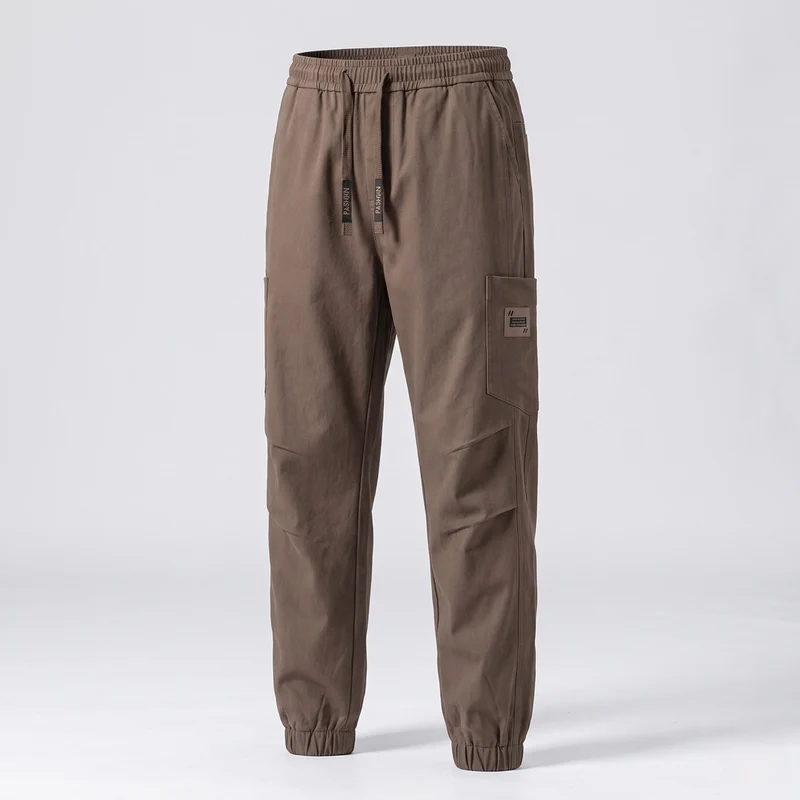 Herren modische Cargo-Hosen mit elastischem Bund und praktischen Seitentaschen Nord Taschen