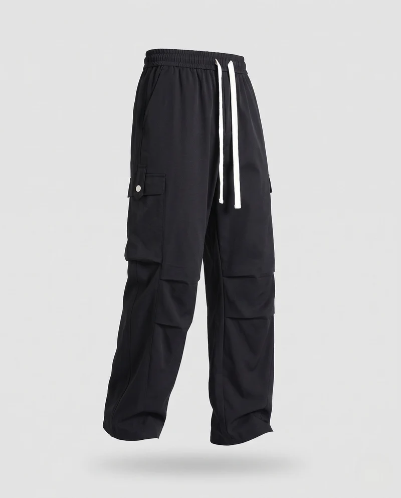 Herrenmode Cargo-Hosen mit hoher Taille und praktischen Taschen Nord Taschen