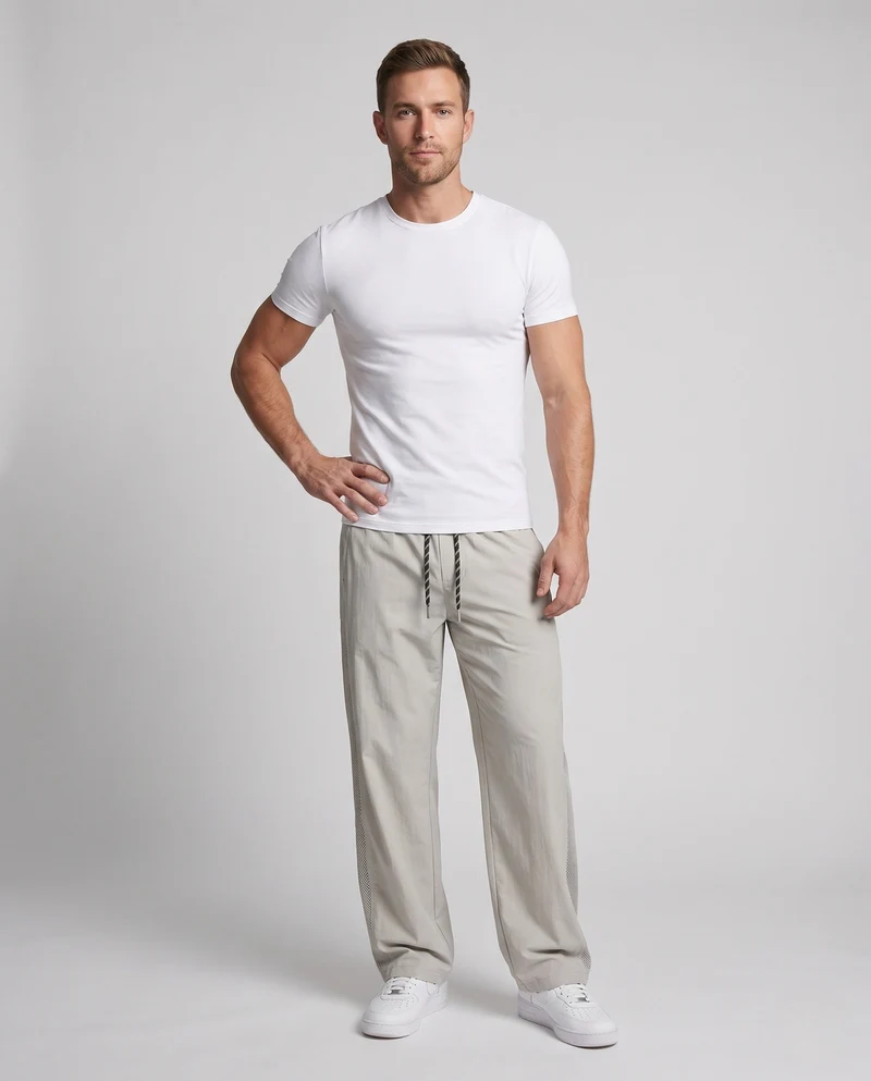 Herren Mode Freizeit Hose mit Atmungsaktiven Einsätzen Nord Taschen