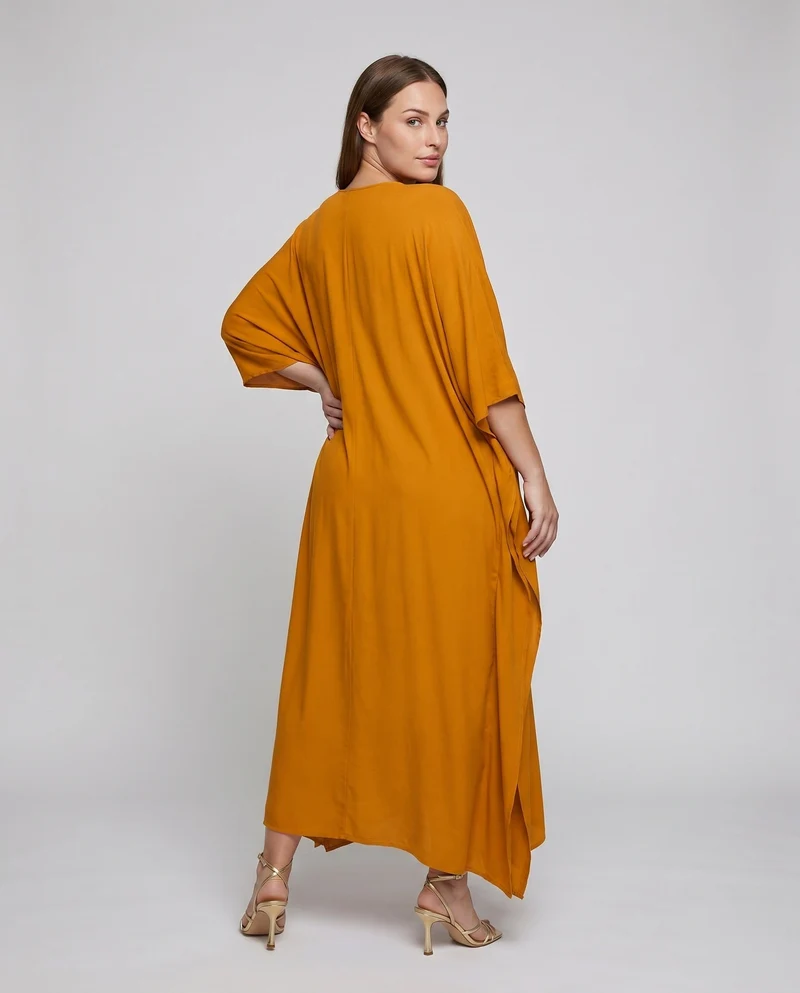Damen eleganter Kaftan mit fließendem Schnitt