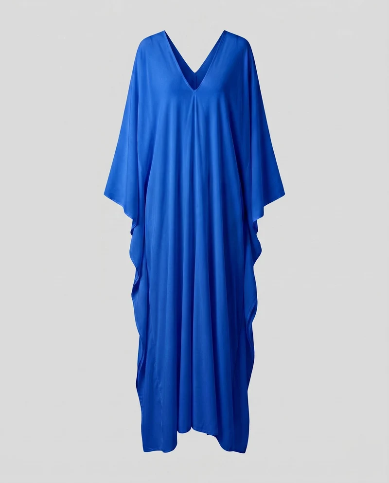 Damen eleganter Kaftan mit fließendem Schnitt