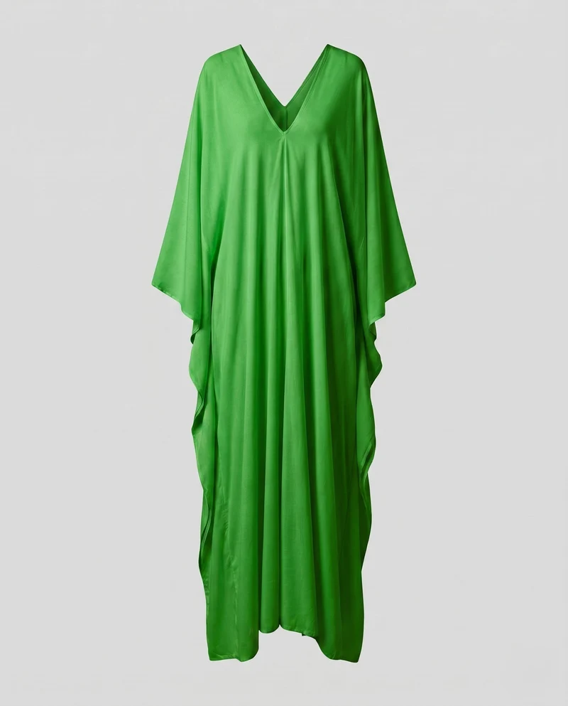 Damen eleganter Kaftan mit fließendem Schnitt