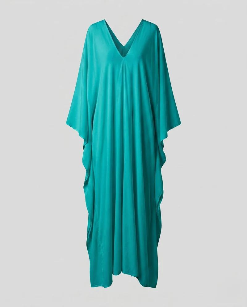 Damen eleganter Kaftan mit fließendem Schnitt