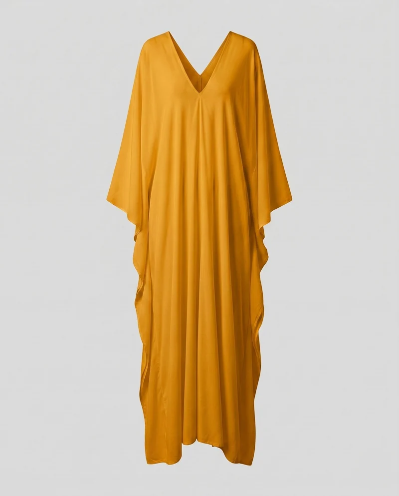 Damen eleganter Kaftan mit fließendem Schnitt