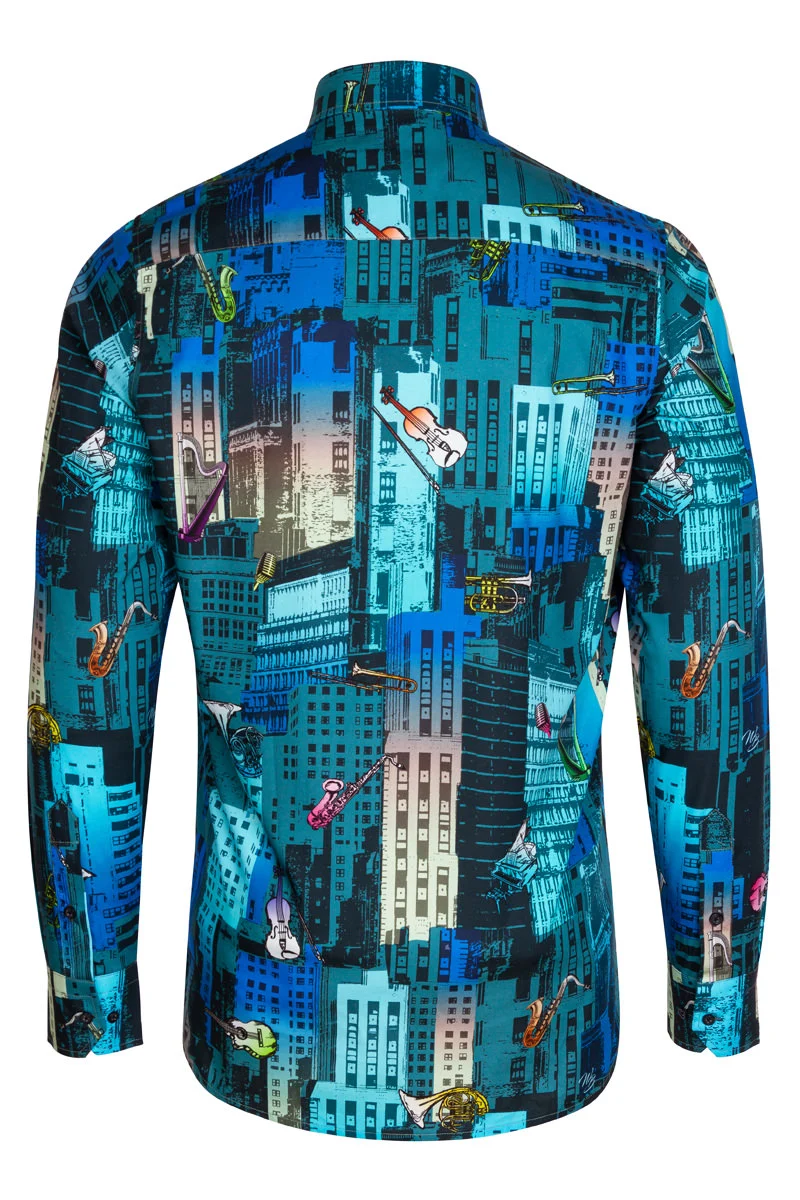 Rotterdam Jazz Festival Long Sleeve Shirt for Men