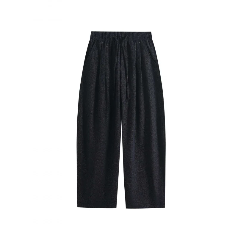 Damen Weite Culotte-Hose mit elastischem Bund und Tunnelzug Nord Taschen