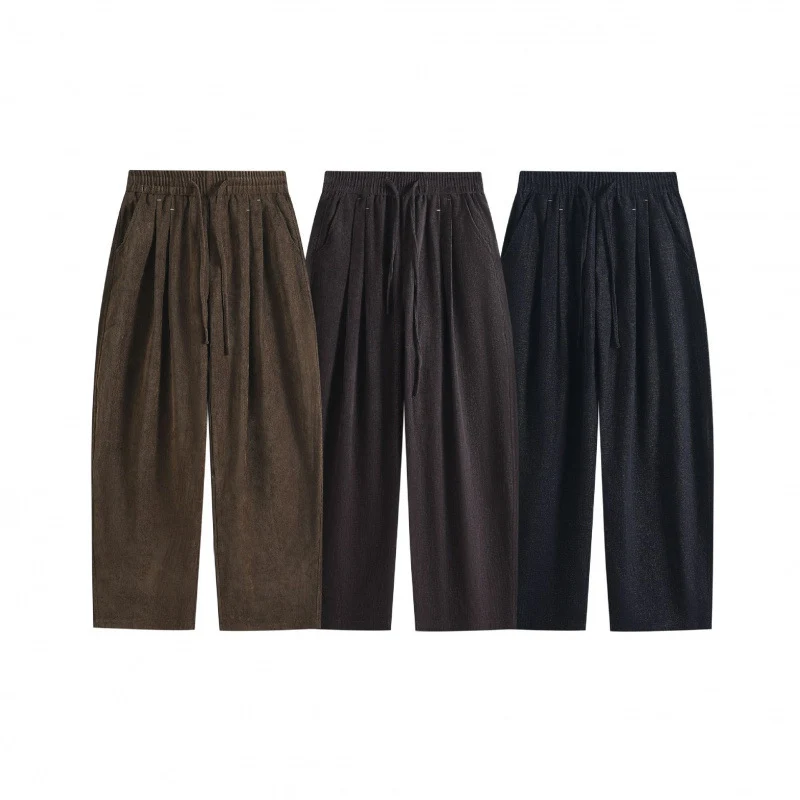 Damen Weite Culotte-Hose mit elastischem Bund und Tunnelzug Nord Taschen