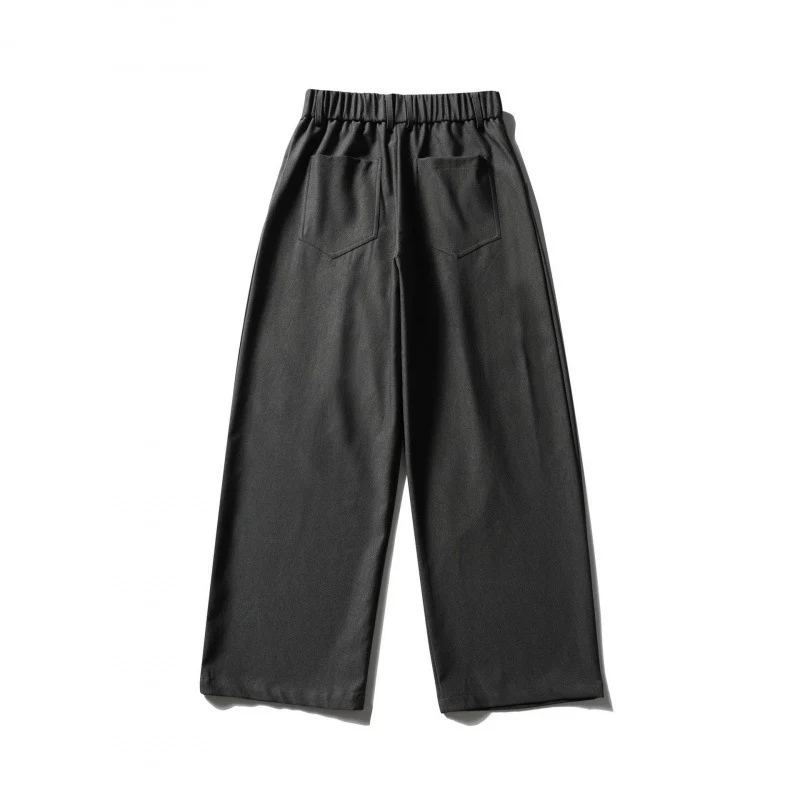 Damen Hochtaillierte Culotte‑Hose mit elastischem Rückenteil, soften Twill und dekorativen Vorderfalten Nord Taschen