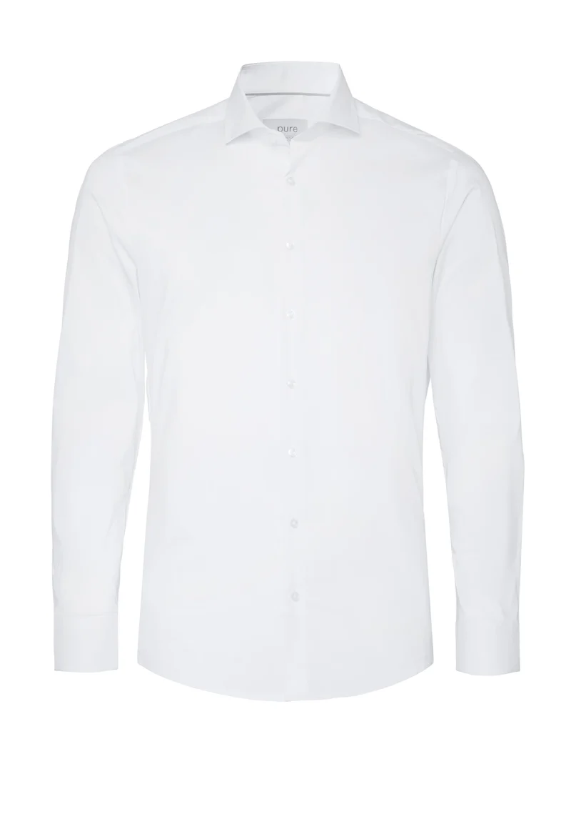 4070-21701 - City Stretch Hemd slim fit - weiss