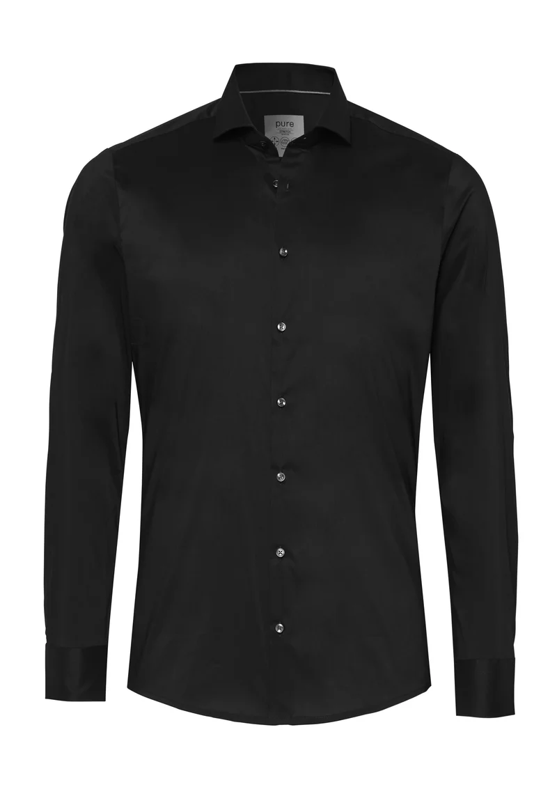 4070-21701 - City Stretch Hemd slim fit - schwarz