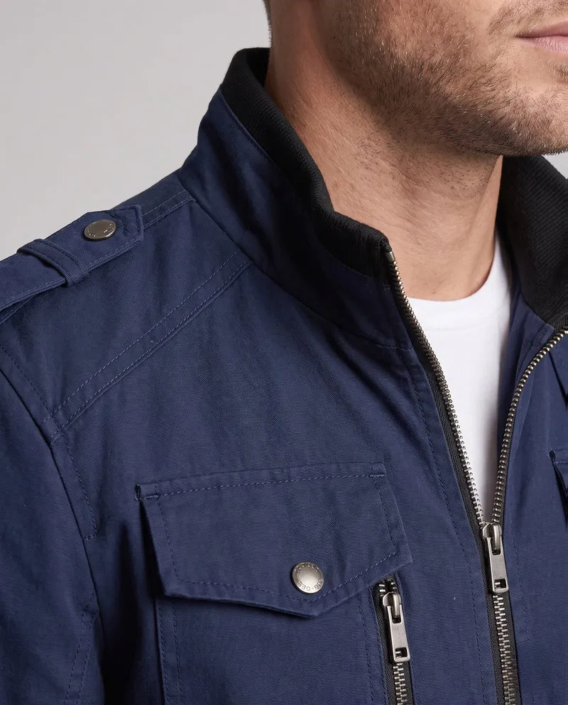 Herren Stylische Feldjacke mit praktischen Taschen Nord Taschen