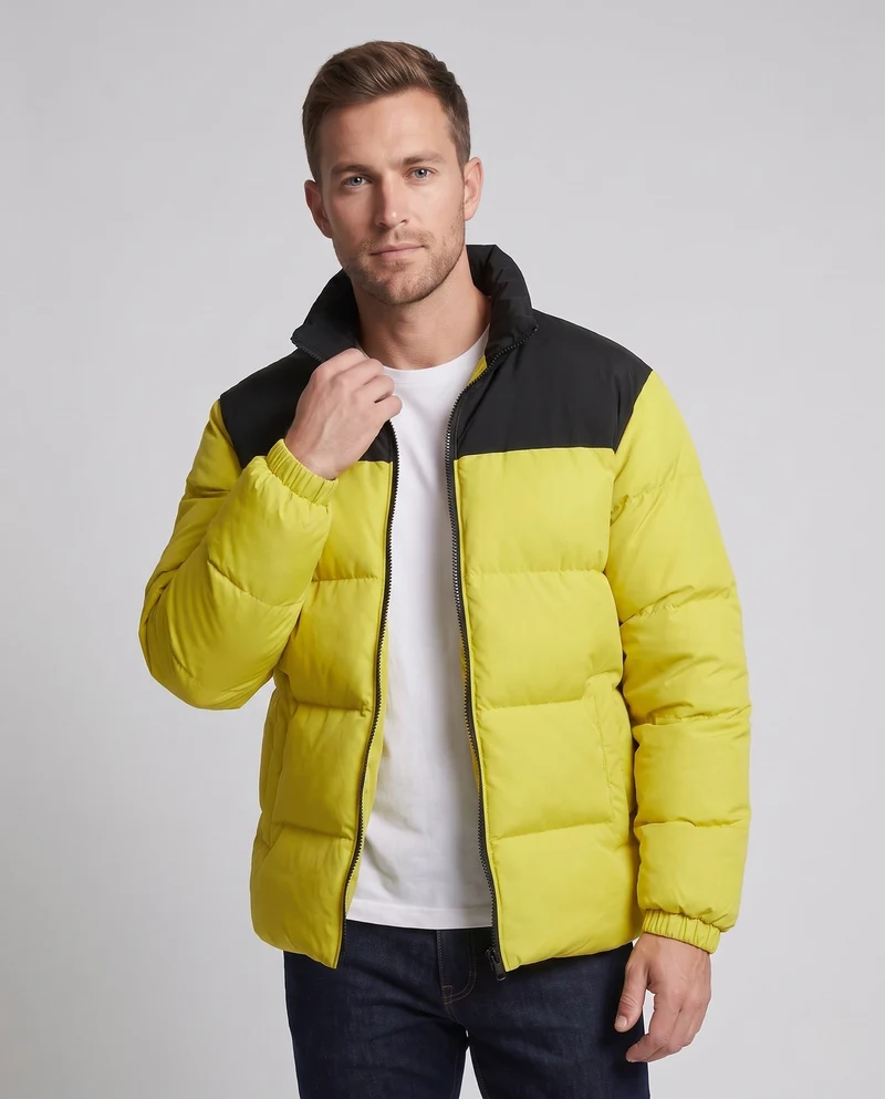 Herren Stylische Steppjacke Nord Taschen