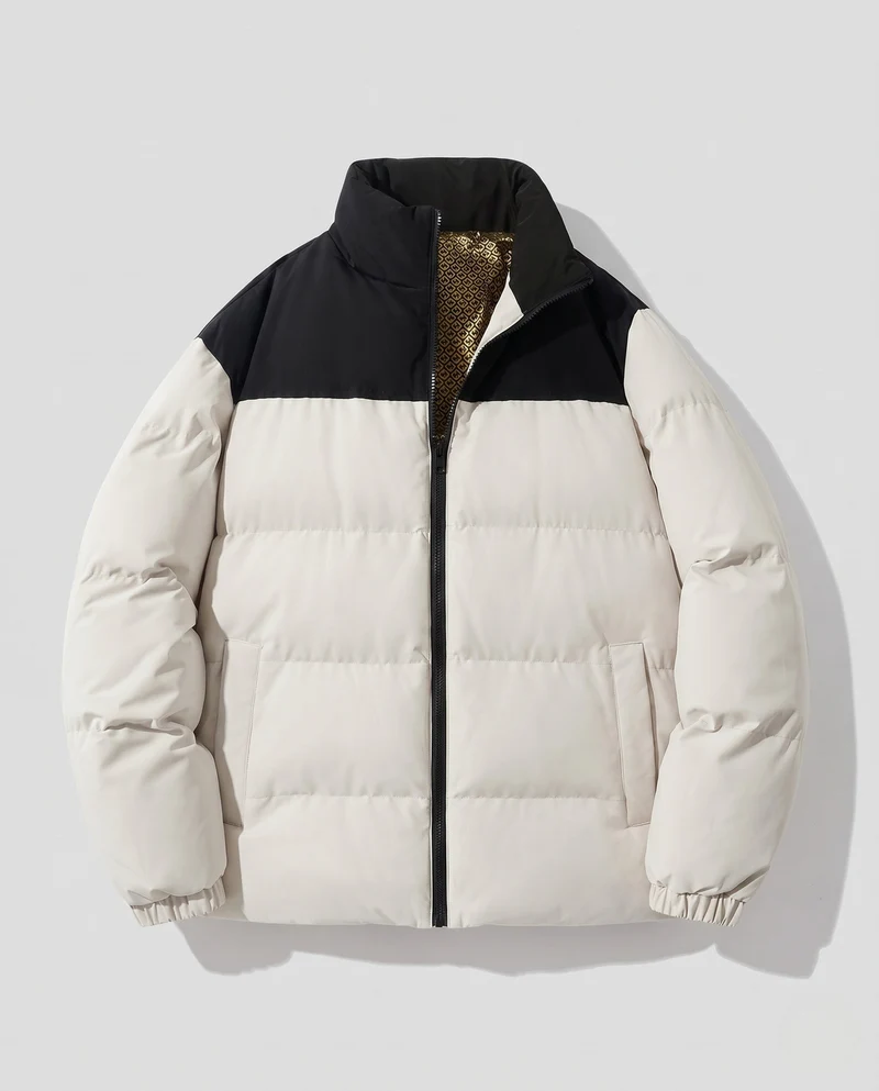 Herren Stylische Steppjacke Nord Taschen