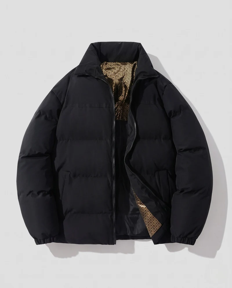Herren Stylische Steppjacke Nord Taschen