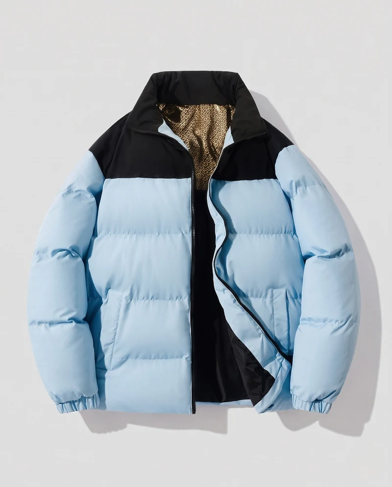 Herren Stylische Steppjacke Nord Taschen