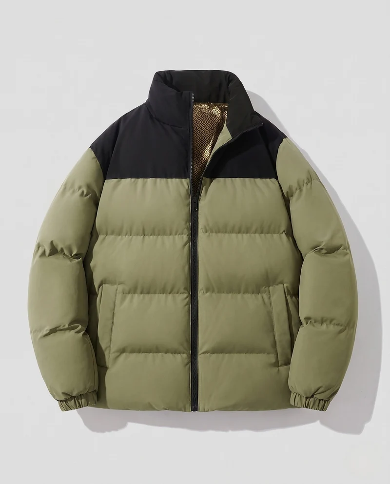 Herren Stylische Steppjacke Nord Taschen