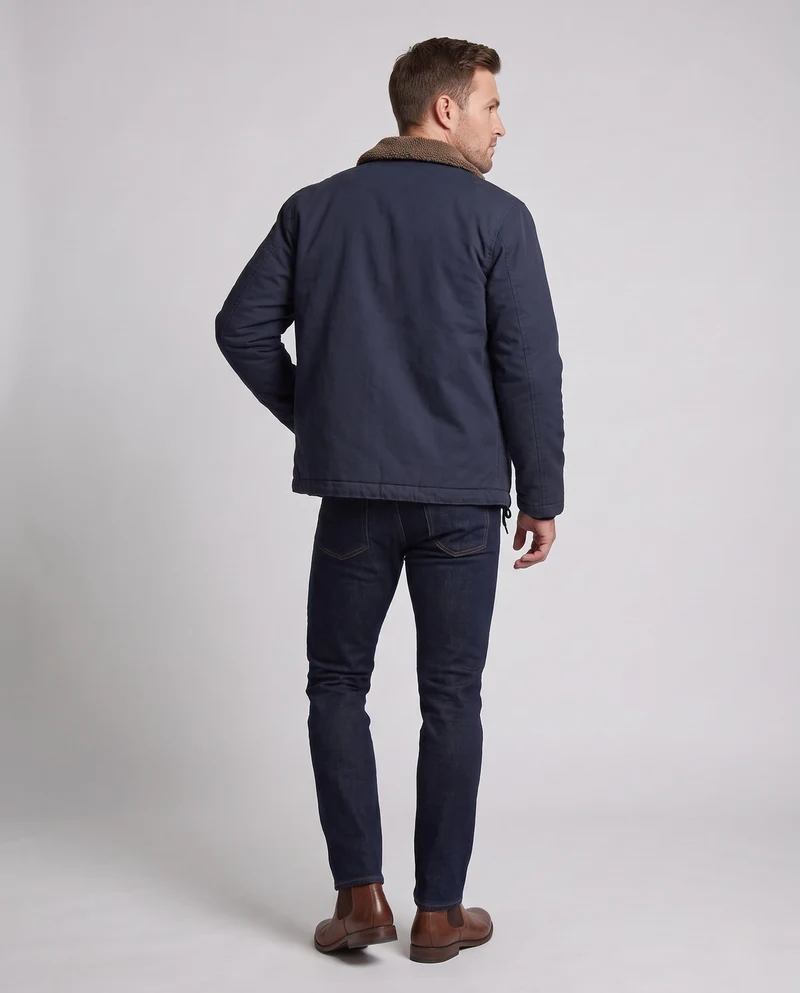 Herren Stylische Übergangsjacke mit Innenfutter Nord Taschen
