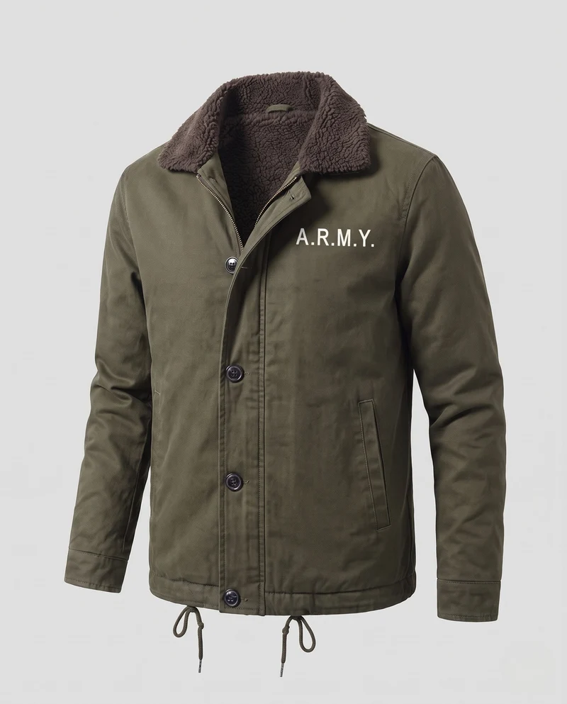Herren Stylische Übergangsjacke mit Innenfutter Nord Taschen
