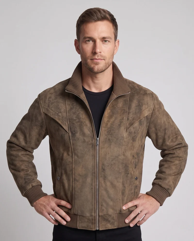 Herren Stylishe Overshirt Jacke Nord Taschen