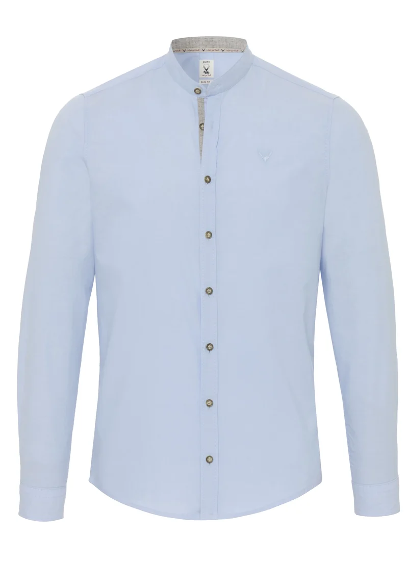 5010-21601 - Tracht Hemd Slim Fit - blau