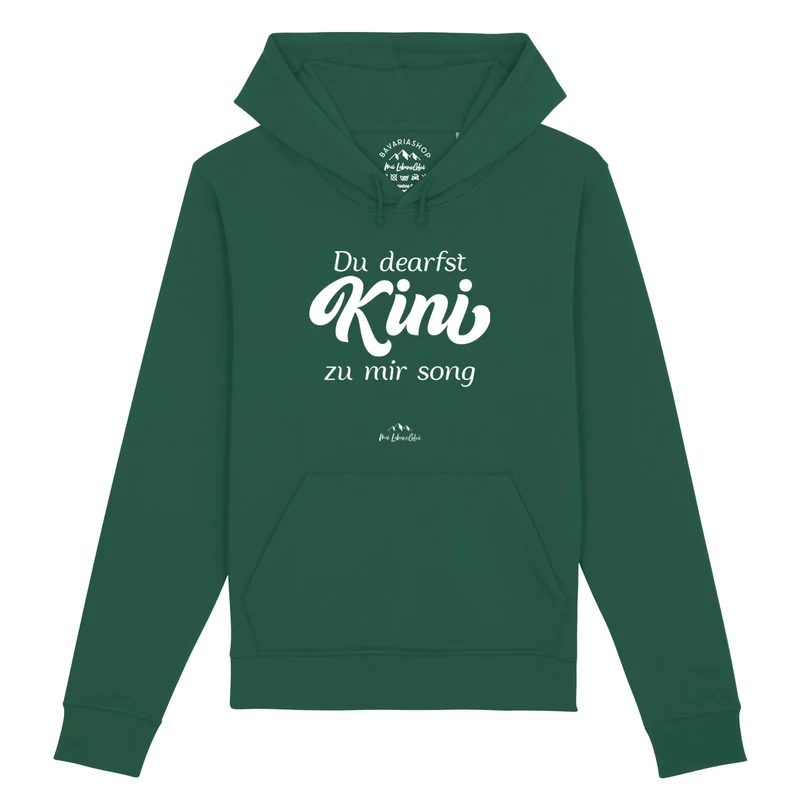 Herren Hoodie "Du dearfst Kini zu mir sogn"