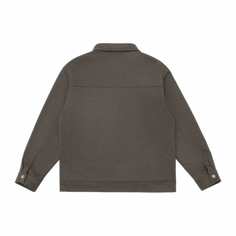 Herren Boxy-Hemdjacke mit Reißverschluss, Brustklappen und aufgesetzten Taschen Nord Taschen