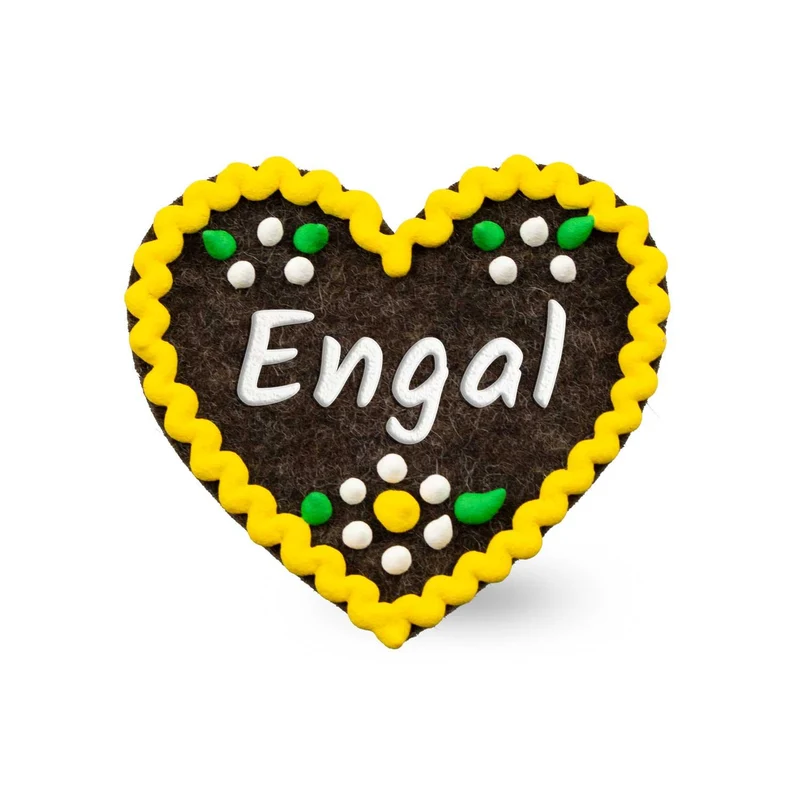 Filzherz-Anstecker "Engal"