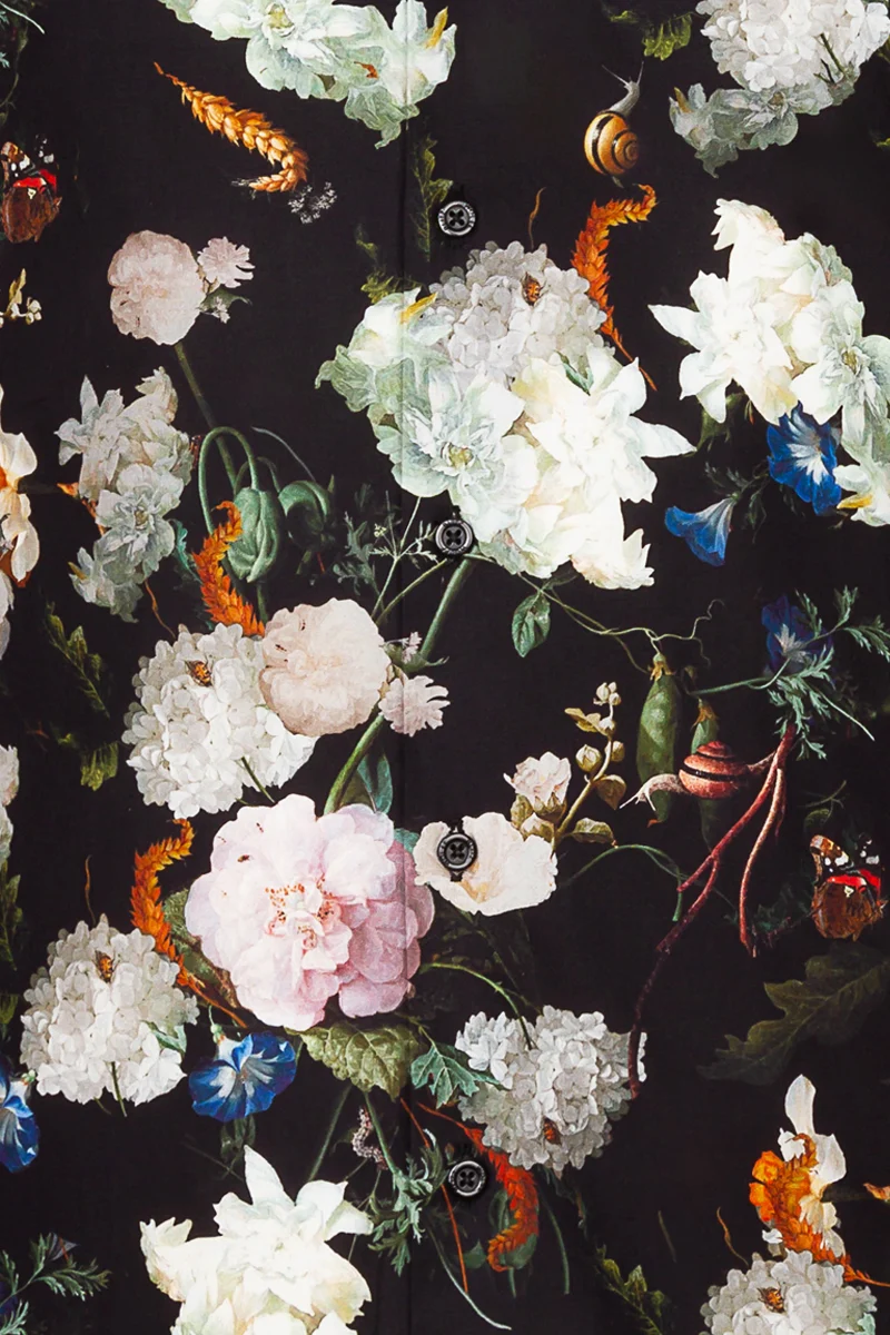 Jan Davidsz Night blossom Print Shirt for men