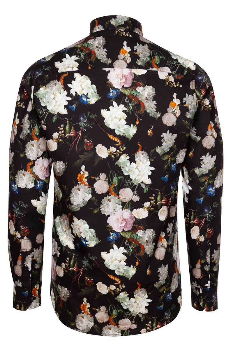 Jan Davidsz Night blossom Print Shirt for men