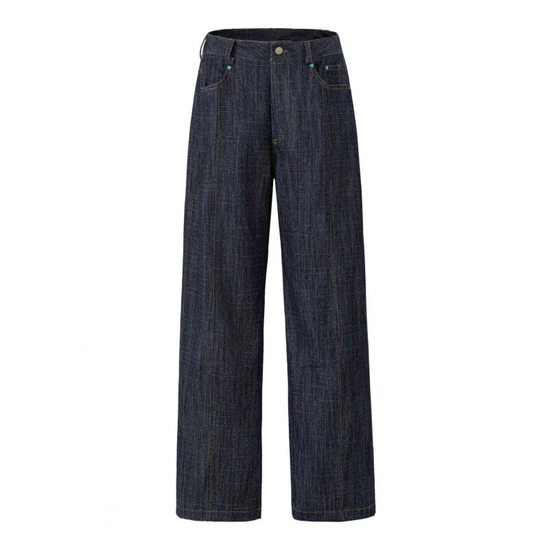 Damen Highwaist-Jeanshose mit weitem Bein, gerader Silhouette und Five-Pocket-Design Nord Taschen