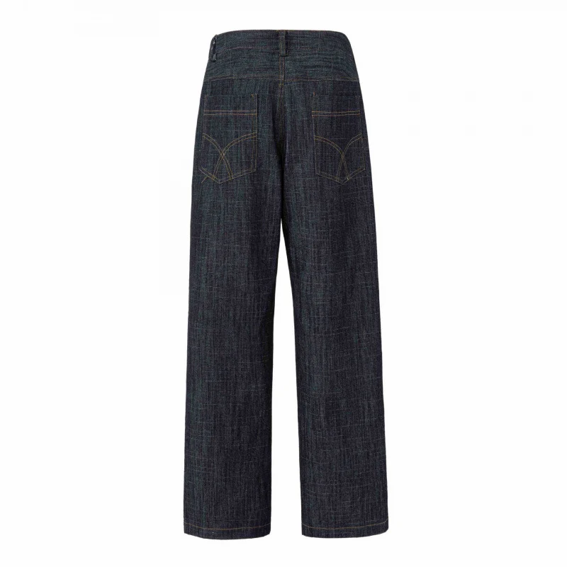 Damen Highwaist-Jeanshose mit weitem Bein, gerader Silhouette und Five-Pocket-Design Nord Taschen