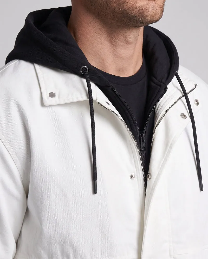 Herren Technische Outdoor-Jacke mit verstellbarer Kapuze Nord Taschen