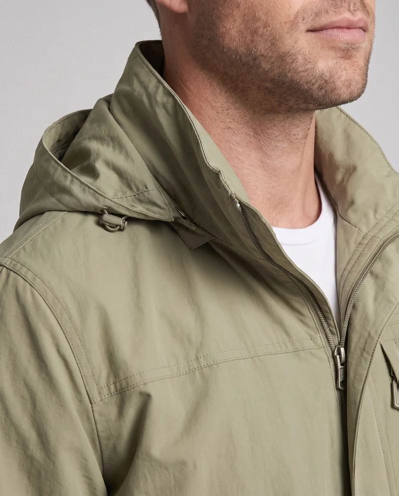 Herren Technische Outdoorjacke mit abnehmbarer Kapuze Nord Taschen