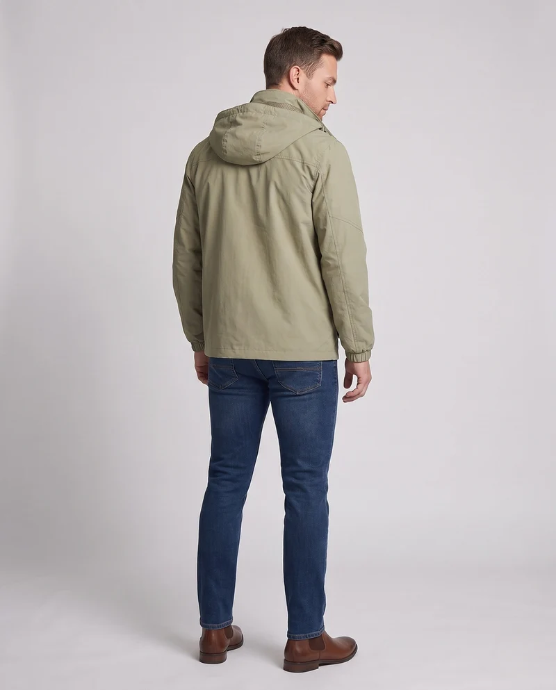 Herren Technische Outdoorjacke mit abnehmbarer Kapuze Nord Taschen